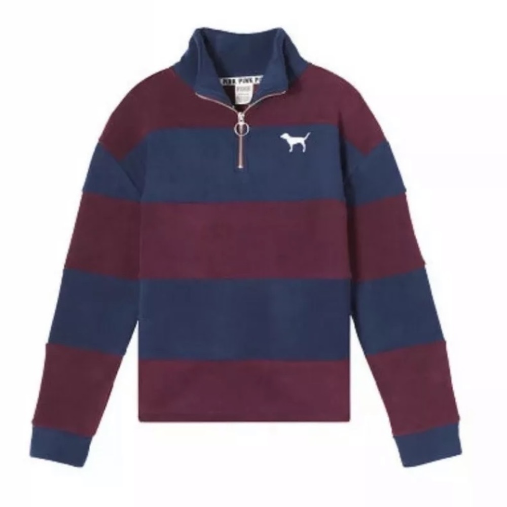 Pink polar fleece sweater